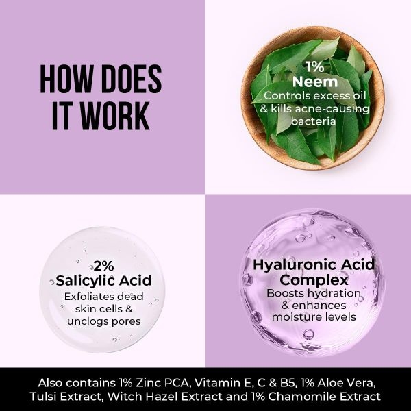 Dr. Sheth’s Neem & Salicylic Acid Face Wash - 100G - Image 5