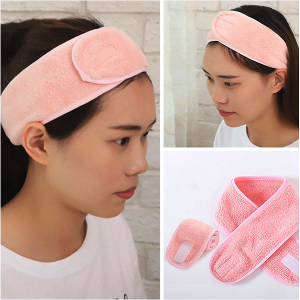 KOJA Spa Facial Headband Head Wrap Terry Cloth Headband Stretch Towel for Bath, Makeup and Sport - Image 2