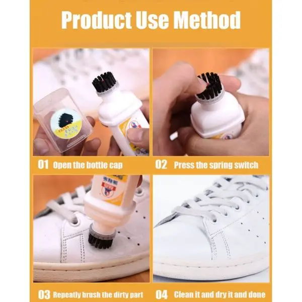 Clean & Fresh Sneaker Cleaner | Shoes Shampoo | Shoe Cleaner | Shoes Brightener | 100ml by Comfort Corner - Image 2