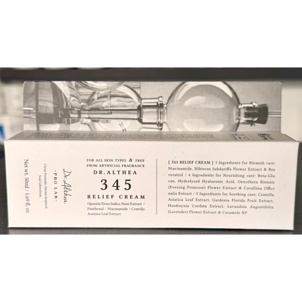 Dr. Althea 345 Relief Cream 50ML. (Korea) - Image 3