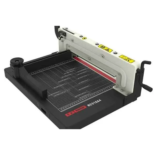 Rayson Guillotine-Style cutter / Mass/Ream Paper Cutter (RC518A4) By Mitrata - Image 2