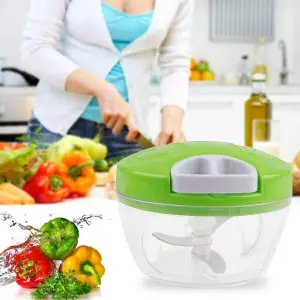 Compact Handheld Food Processor with Spiralizer Attachment, Wet/Dry Grating & Slicing, Multi-Function Kitchen Blender (1Pcs)
