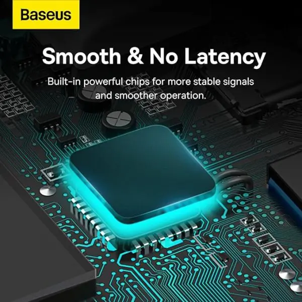 Baseus Hub Lite Series 4-Port USB-A HUB Adapter 4X USB 3.0 Black -WKQX030101 - Image 3