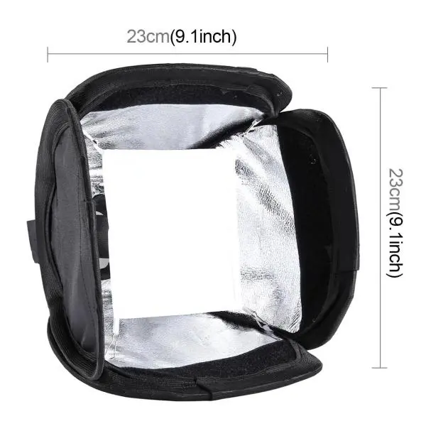 Puluz Portable Foldable Soft Flash Light Diffuser Lightsphere Softbox Cov - Image 2