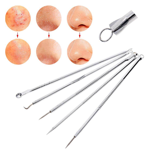 KOJA Set of 6 Acne Needle Set Blackhead Tools - Image 3
