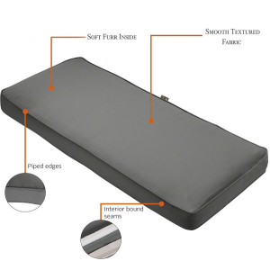 Floor Lounger Cushion, Multipurpose Soft Fabric Cotton, Floor Mattress Cushion with Thick Layer for Meditation, Reading, Sleeping , Camping, Exercise in Dark Gray Color