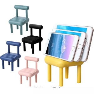 Mobile Phone Stand Desktop Small Chair Holder Multicolor