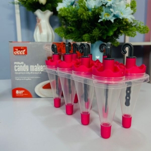 8pcs Set Mawa Ice Cream Mold Manual Kulfi Maker Multicolor Plastic Freezer Ice Cube Tray