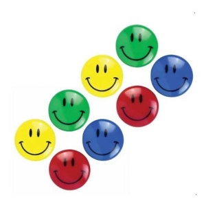 8Pcs/Set Cute Smile Fridge Magnet Set Cartoon Face Expression Refrigerator Magnets White Board Message For Office Decal Decor