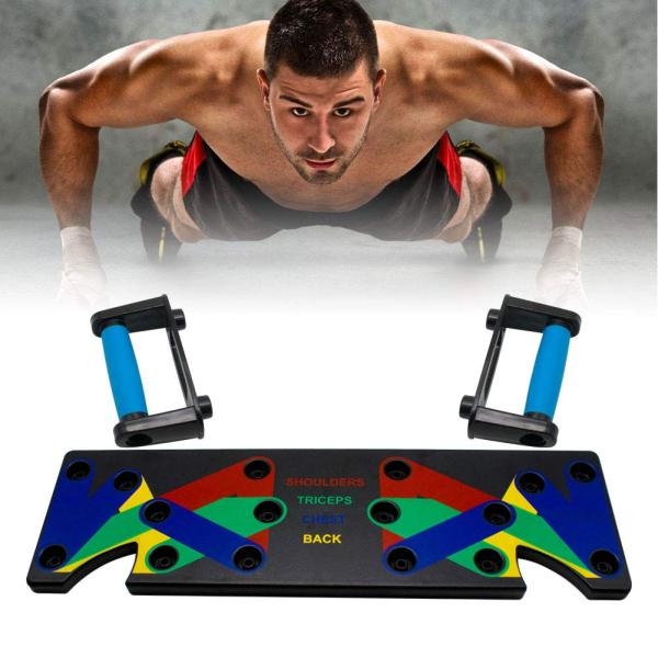 9 in 1 Push Up Board Collapsible Detachable Portable Fitness Exercise Workout Push-up Tools Pushup Stands - Image 2