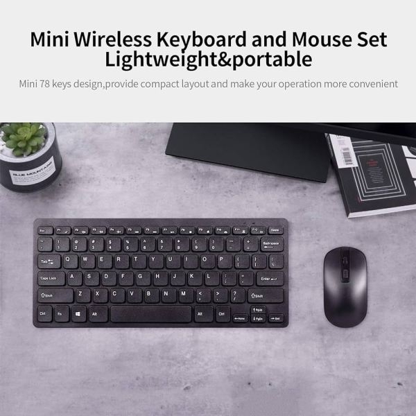 901 Wireless Mini Keyboard With Mouse - Image 2