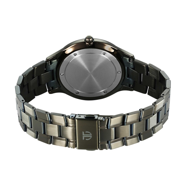 Titan Clasique Slim Quartz Analog with Date Brown Dial With Two Toned Color Stainless Steel Strap Watch For Men - Image 3
