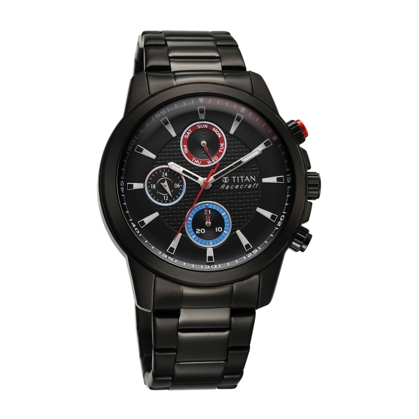 Titan Men Stainless Steel Round Shape Watches(90152KM01) - Image 2