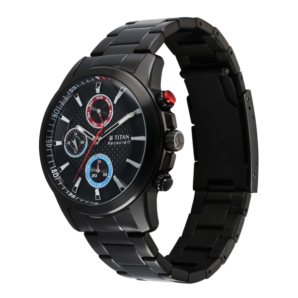 Titan Men Stainless Steel Round Shape Watches(90152KM01) - Image 3