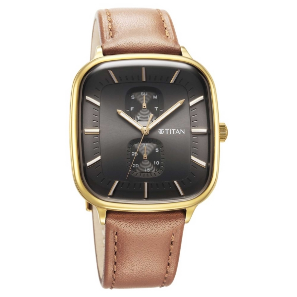 Titan Avant Garde Anthracite Dial Multi Stainless Steel Strap watch for Men - Image 2