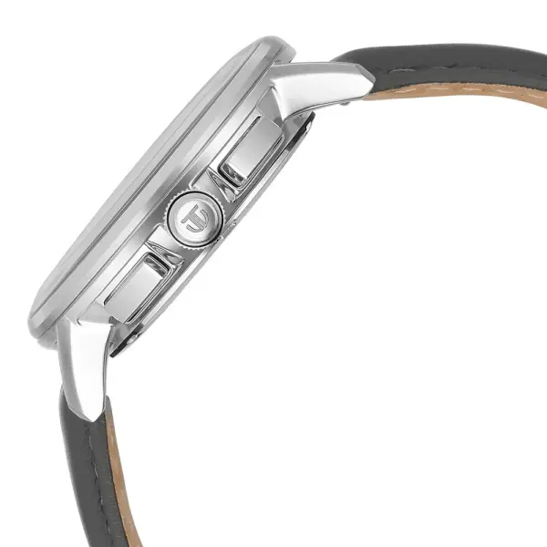 Titan Light leathers Multifunction Silver Dial Leather Strap Watch For Men - Image 4