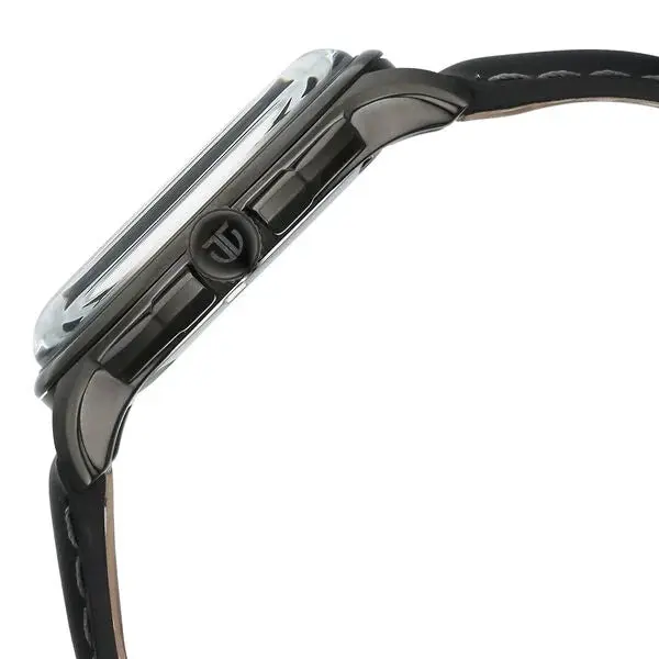Titan Black Dial Leather Strap Multifunction Watch for Men - Image 4