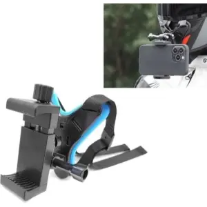 Helmet Chin Mount for Mobile Phone and GoPro, Motorcycle Strap Holder