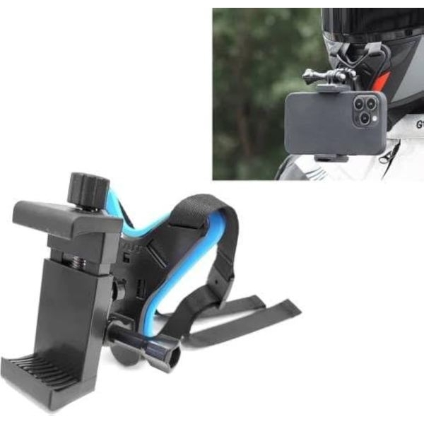 Helmet Chin Mount With Mobile And Action Camera Holder Bracket And Phone Holder Lace - Image 5