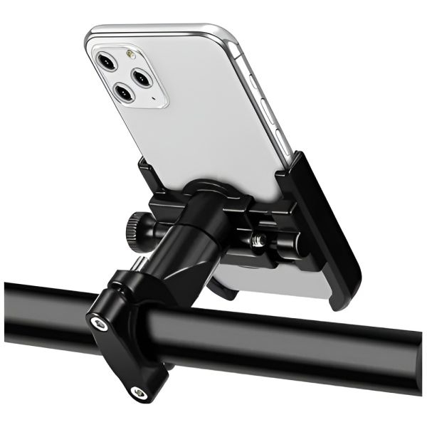 Bike Mobile Holder Full Metal Body Phone Holder on Handle Bar - Image 2