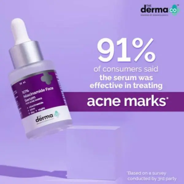 The Derma Co. 10% Niacinamide Serum 30ml - Image 2