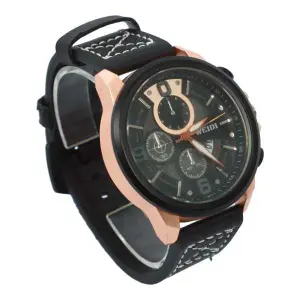Black Color Unisex Dial Casual Leather Strap Watch