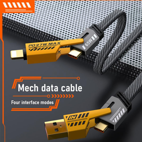 4 in 1 Multifunction Charging Cable Type C USB PD 65W Fast Charging for Phone, Tablet, Laptop - Image 3