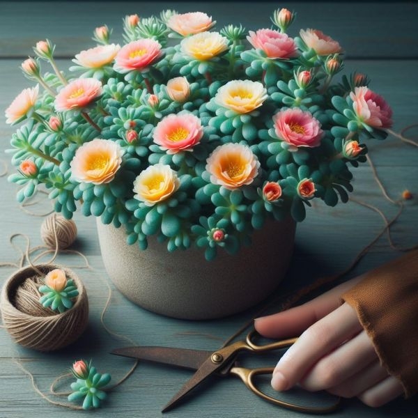 Asian Hybrid Portuluca Mixed Flower 20 Seeds For Garden And Balcony - All Time - All Seasons - Image 4