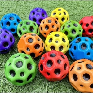 Bouncy Moon ball with lED Light set of 12