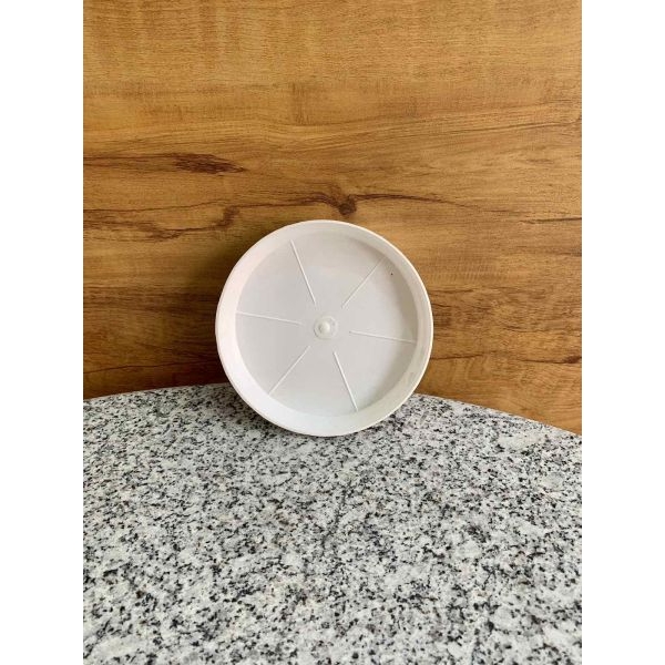 5 Pcs 8 Inch Plastic Garden Flower Pot Round Drip Plant Trays Flower Pot Plant Water Tray Base for Indoor Outdoor Garden - Image 3