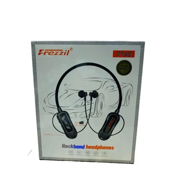BT-S66 / S67 (Available Will Be Sent) 500mAh Double Battery And Frezzil Neckband  Sport Wireless Music Neckband Earphone - Image 4