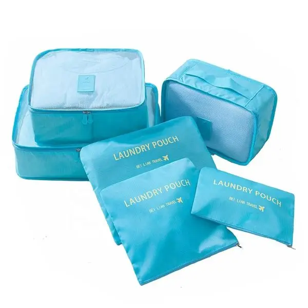 6 in 1Set Packing Cubes Laundry Pouch, Travel Storage Bag Organizers, Travel Luggage Organizer Pouch, Travel Organizer Bags - Image 4