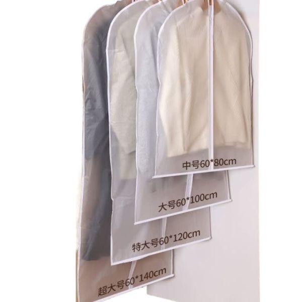 Suit, Blazer, Coat covers with zip for wardrobe storage of suit, jacket, garments, sweaters, saree, pant organizer - Image 2