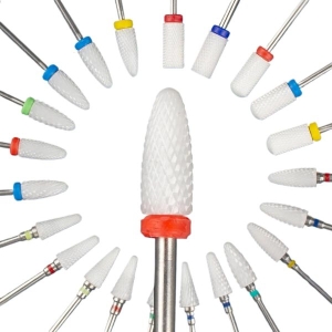 MQ Professional Nail Drill Bits Set Professional Remove Gel Acrylic Cuticle Diamond Nail Drill Bit Tools For Manicure Pedicure