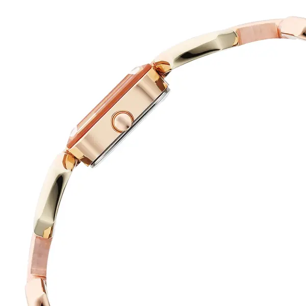 Titan Raga Rose Gold Square Dial Stainless Steel Strap Analog Watch for Women - Image 6