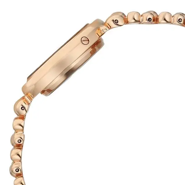 Titan Raga Glimmers Quartz Analog Mother of Pearl Dial Rose Gold Metal Strap Watch For Women - Image 4