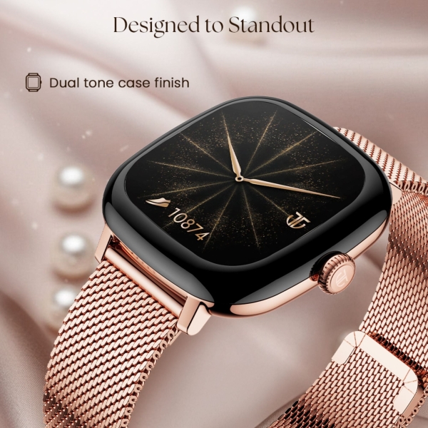 Titan AiRA Women Smartwatch 1.70" inch AMOLED Display, AI Chat, Functional Crown, 24/7 Health Suite, Luna Wellness - Image 5