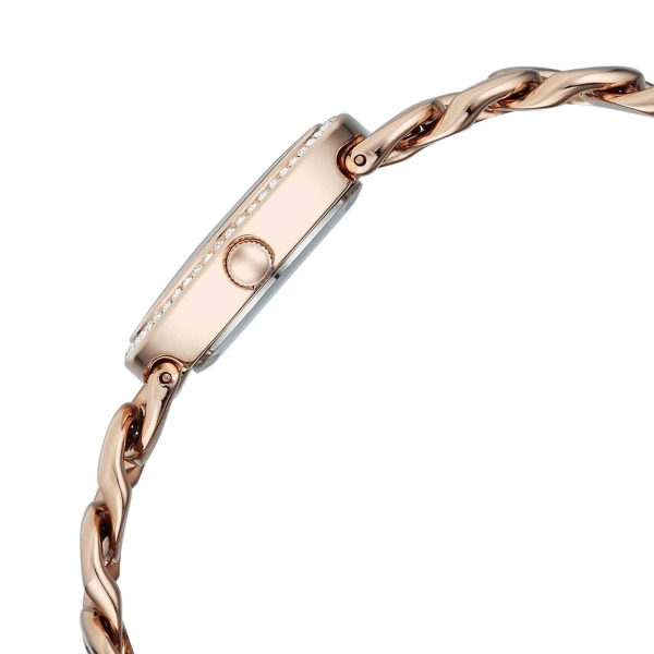 Titan Raga Grey Special Dial Rose Gold Metal Strap Analog Watch for Women - Image 4