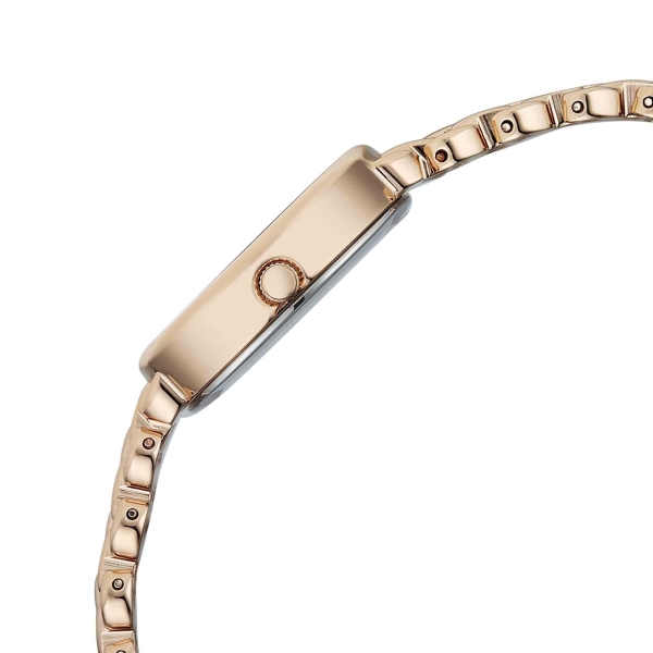 Titan Raga Silver Special Dial Rose Gold Metal Strap Analog Watch for Women - Image 4