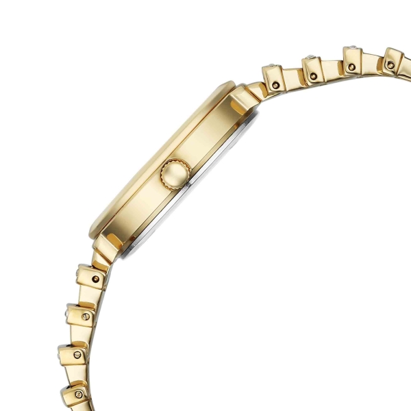 Titan Raga Silver Dial Gold Metal Strap Analog Watch for Women - Image 4