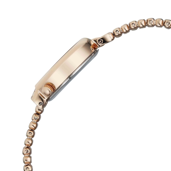 Titan Raga White Special Dial Rose Gold Metal Strap Analog Watch for Women - Image 4