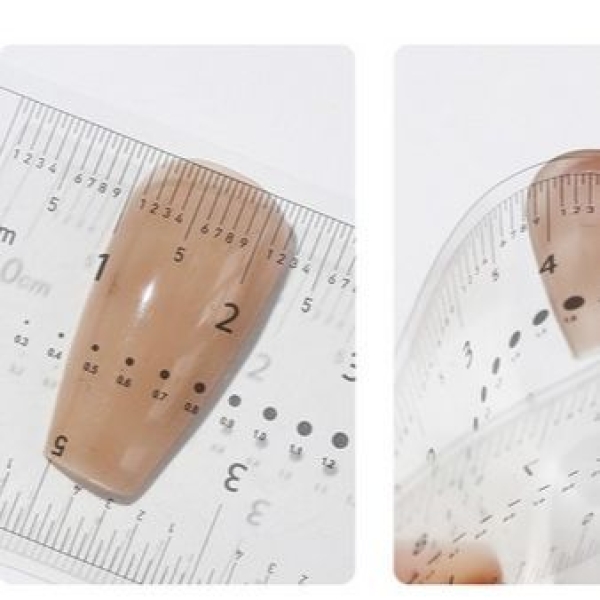 Press On Nail & Stone Measuring Ruler Nail Art Manicure Nail Salon Nail Technician & DIY Beauty Tool - Image 4