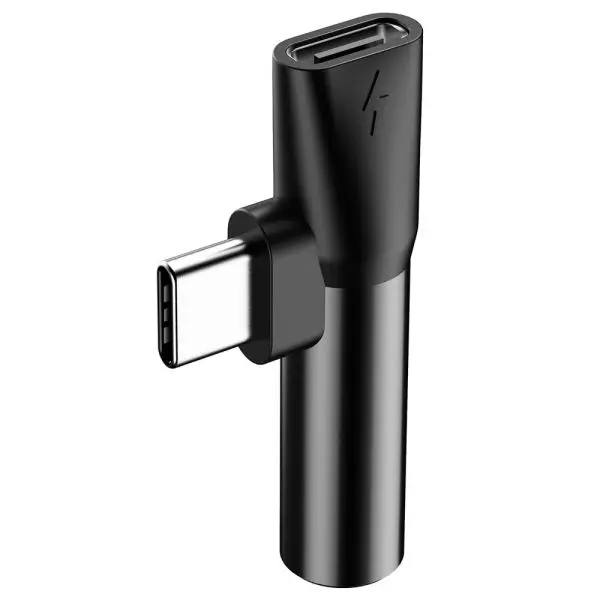 Baseus L41 adapter 3in1 Type-C to jack 3.5mm + USB-C L41 black CATL41-01 - Image 4