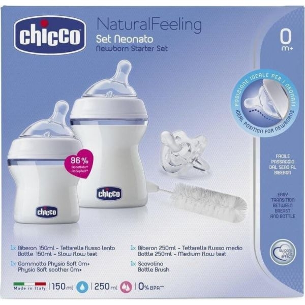 Chicco Natural Feeling Starter Set 4pcs 0m+ - Image 3