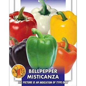 1 Packet Omaxe Bell Pepper Capsicum Mix Misticanza Exotic Seeds