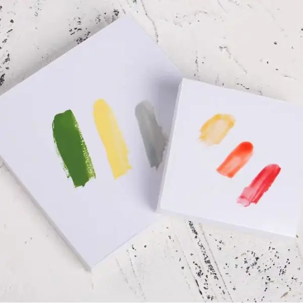 Nail Art Palette Colour Mixing Waterproof Paper Nail Art Palette Mixing Gel Polish Waterproof Paper Painting Coloring Books Display Board Manicure Showing Shelf - Image 5