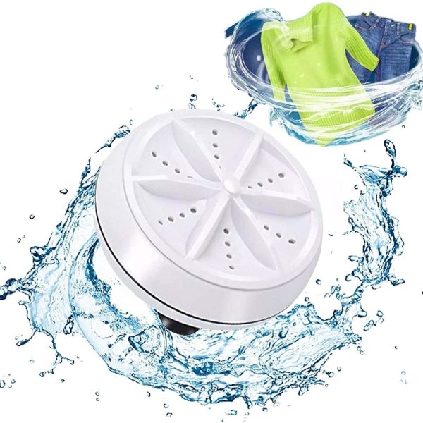 Mini Portable Ultrasonic Turbine Washing Machine Turner USB Powered - Image 4