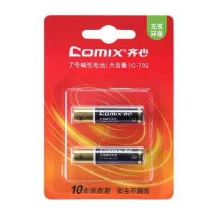 Comix C-702 AA alkaline battery black (2pcs/pack)