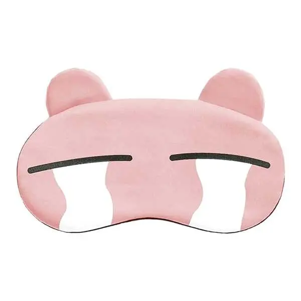 KOJA Sleep Eye Mask, Cute Cartoon Facial Expression Sleeping Eye Mask Anime Travel Rest Eye Cover Sleeping Mask Ice Hot Compress Eyepatch Blindfolds 5