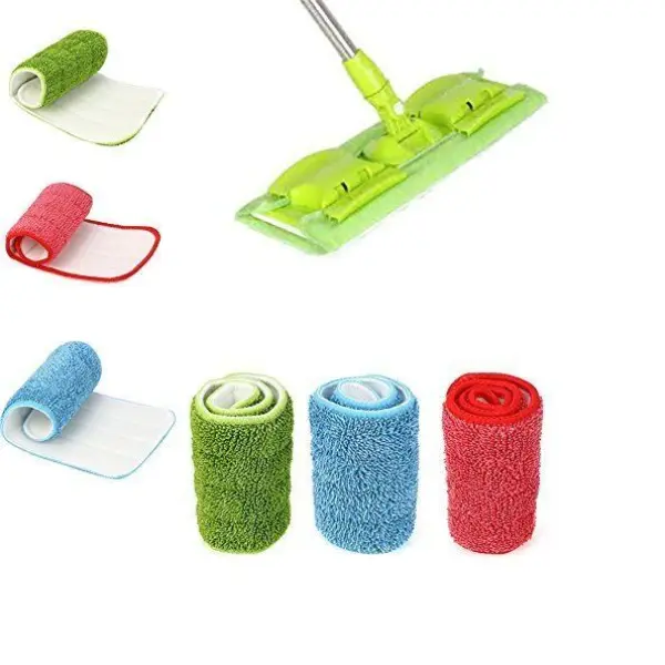 Microfiber Spray Mop Replacement Head Pads Floor Cleaning Cloth Household Cleaning Mop Accessories (Only Pads - Multi Color) (3) - Image 3